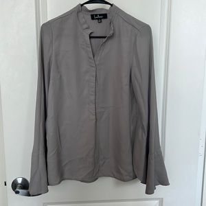 Lulu’s Flutter Sleeve Blouse